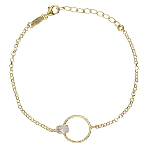 Βραχιόλι από ασήμι 925 με Swarovski πέτρες