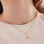 Σταυρός από ασήμι 925 με Swarovski πέτρες - Image 2