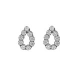 Σκουλαρίκια από ασήμι 925 με ζιργκόν πέτρες