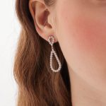 Σκουλαρίκια από ασήμι 925 με ζιργκόν πέτρες - Image 2