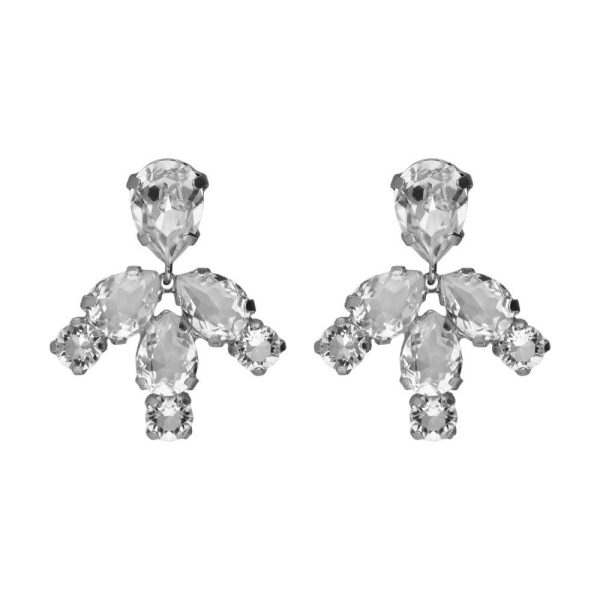 Σκουλαρίκια από ασήμι 925 με Swarovski πέτρες