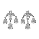 Σκουλαρίκια από ασήμι 925 με Swarovski πέτρες