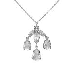 Κολιέ από ασήμι 925 με Swarovski πέτρες