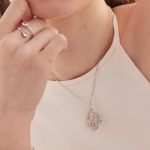 Κολιέ από ασήμι 925 με Swarovski πέτρες - Image 2