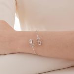 Χειροπέδα από ασήμι 925 με Swarovski πέτρες - Image 2