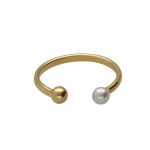 Δαχτυλίδι από ασήμι 925 με μαργαριτάρι