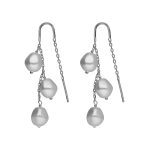 Σκουλαρίκια από ασήμι 925 με μαργαριτάρι