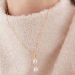 Κολιέ από ασήμι 925 με μαργαριτάρι - Image 2