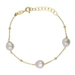Βραχιόλι από ασήμι 925 με μαργαριτάρι