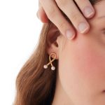 Σκουλαρίκια από ασήμι 925 με μαργαριτάρι - Image 2