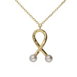 Κολιέ από ασήμι 925 με μαργαριτάρι