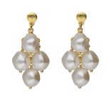 Σκουλαρίκια από ασήμι 925 με μαργαριτάρι