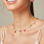 Κολιέ από ασήμι 925 με Swarovski πέτρες - Image 2