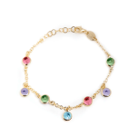 Βραχιόλι από ασήμι 925 με Swarovski πέτρες