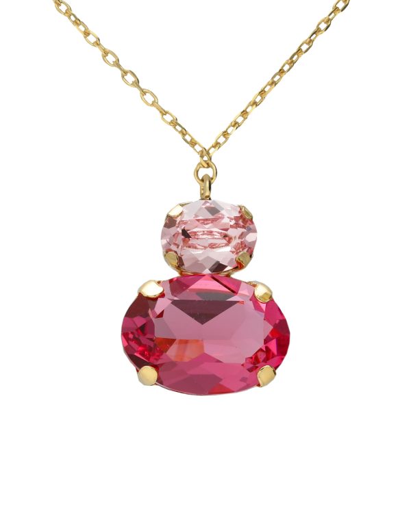 Κολιέ από ασήμι 925 με Swarovski πέτρες