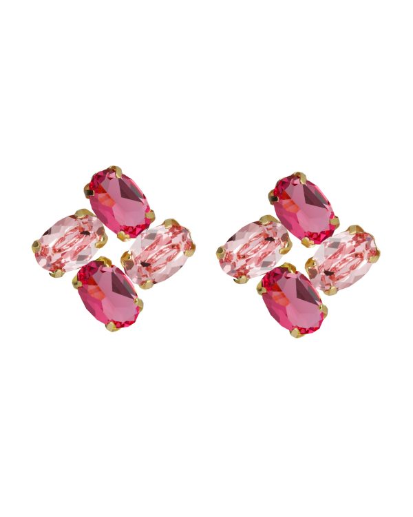 Σκουλαρίκια από ασήμι 925 με Swarovski πέτρες