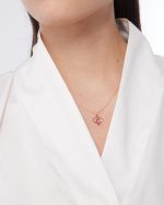Κολιέ από ασήμι 925 με Swarovski πέτρες - Image 2