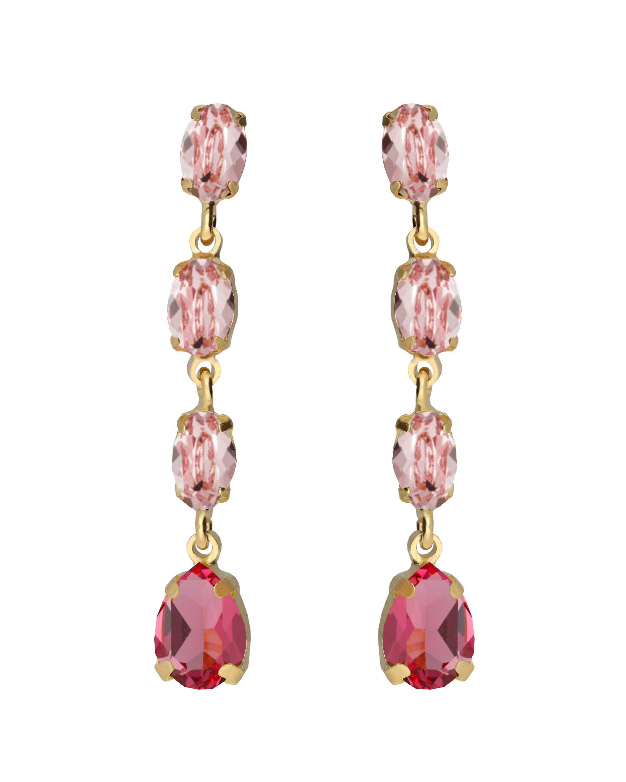 Σκουλαρίκια από ασήμι 925 με Swarovski πέτρες