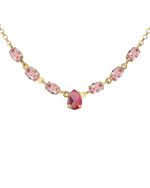 Κολιέ από ασήμι 925 με Swarovski πέτρες