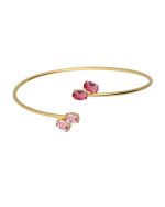 Χειροπέδα από ασήμι 925 με Swarovski πέτρες