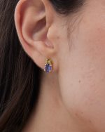 Σκουλαρίκια από ασήμι 925 με Swarovski πέτρες - Image 2