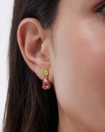 Σκουλαρίκια από ασήμι 925 με Swarovski πέτρες - Image 2