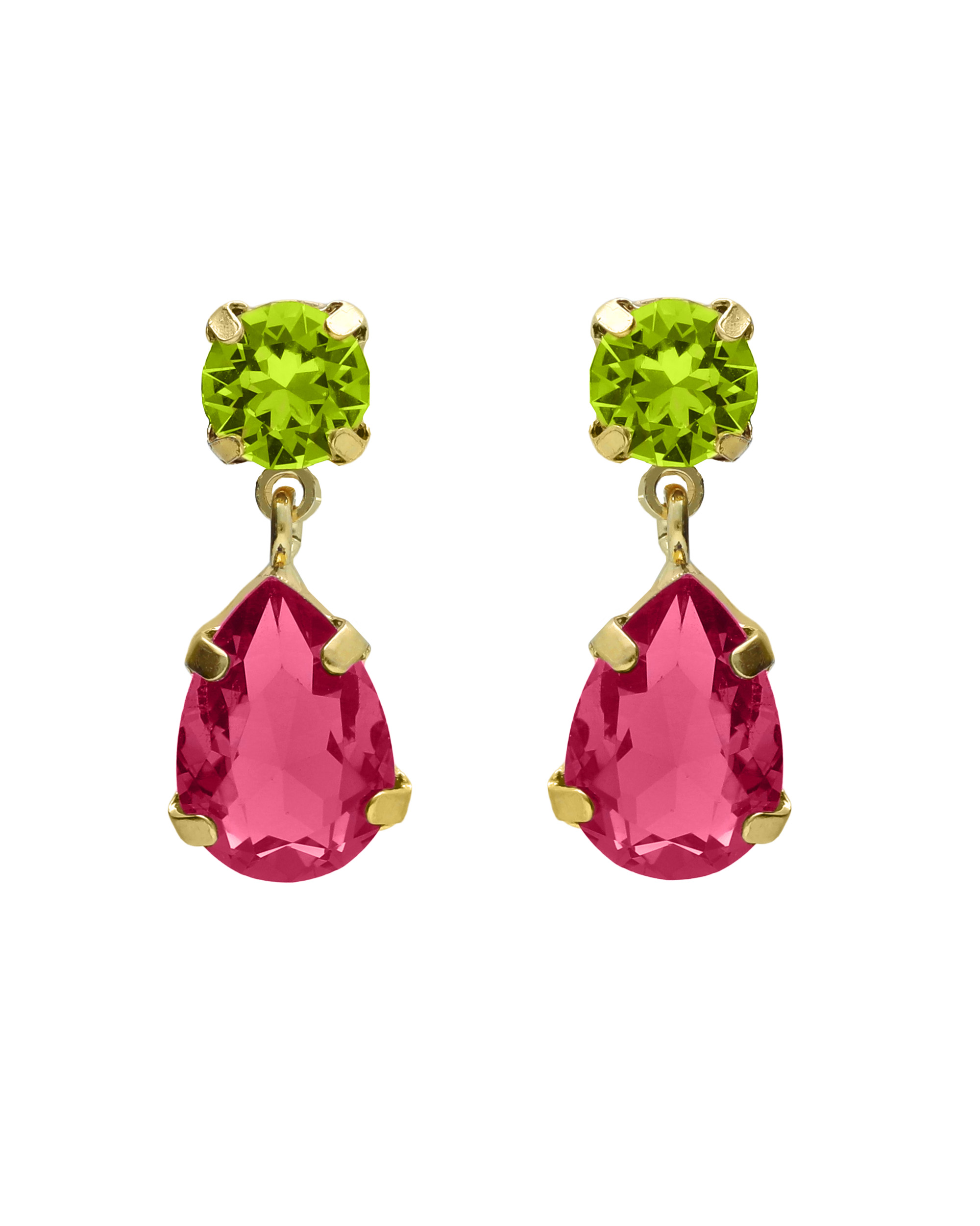 Σκουλαρίκια από ασήμι 925 με Swarovski πέτρες