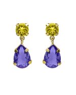 Σκουλαρίκια από ασήμι 925 με Swarovski πέτρες