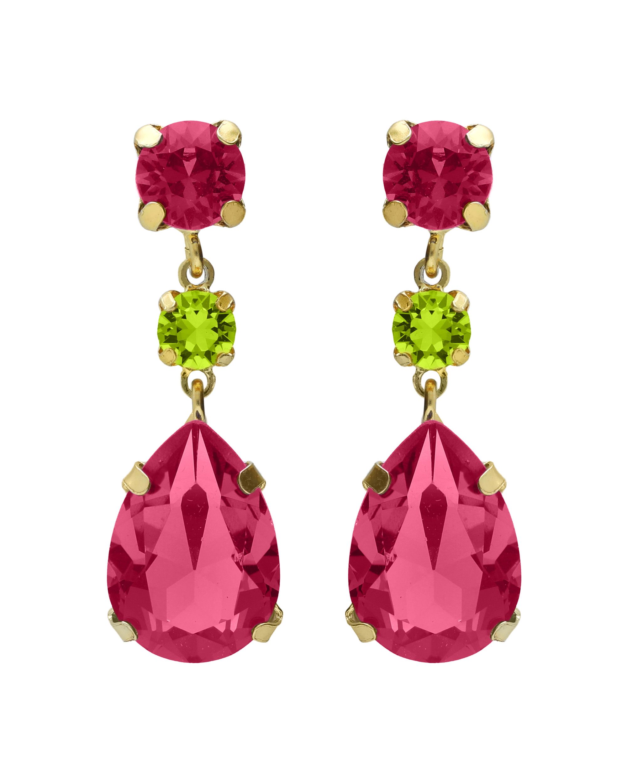 Σκουλαρίκια από ασήμι 925 με Swarovski πέτρες