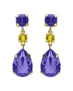 Σκουλαρίκια από ασήμι 925 με Swarovski πέτρες