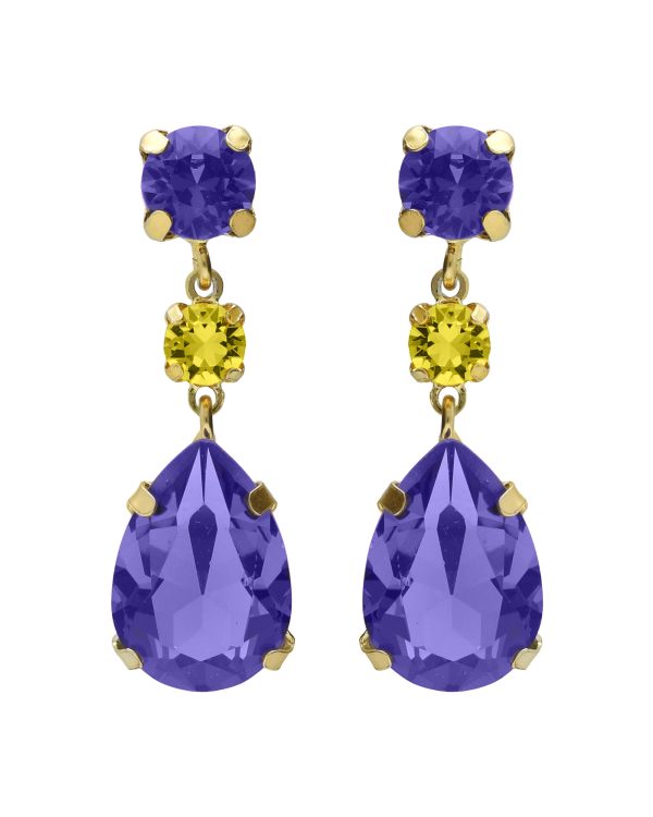Σκουλαρίκια από ασήμι 925 με Swarovski πέτρες