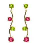 Σκουλαρίκια από ασήμι 925 με Swarovski πέτρες