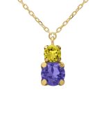 Κολιέ από ασήμι 925 με Swarovski πέτρες