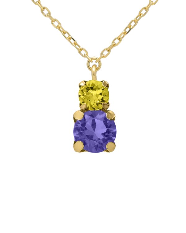 Κολιέ από ασήμι 925 με Swarovski πέτρες