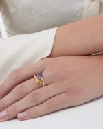 Δαχτυλίδι από ασήμι 925 με Swarovski πέτρες - Image 2