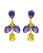 Σκουλαρίκια από ασήμι 925 με Swarovski πέτρες