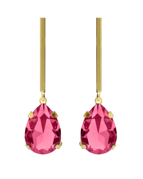 Σκουλαρίκια από ασήμι 925 με Swarovski πέτρες