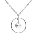 Κολιέ από ασήμι 925 με Swarovski πέτρες