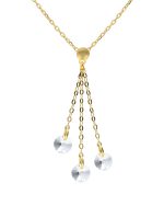 Κολιέ από ασήμι 925 με Swarovski πέτρες