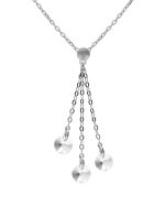 Κολιέ από ασήμι 925 με Swarovski πέτρες