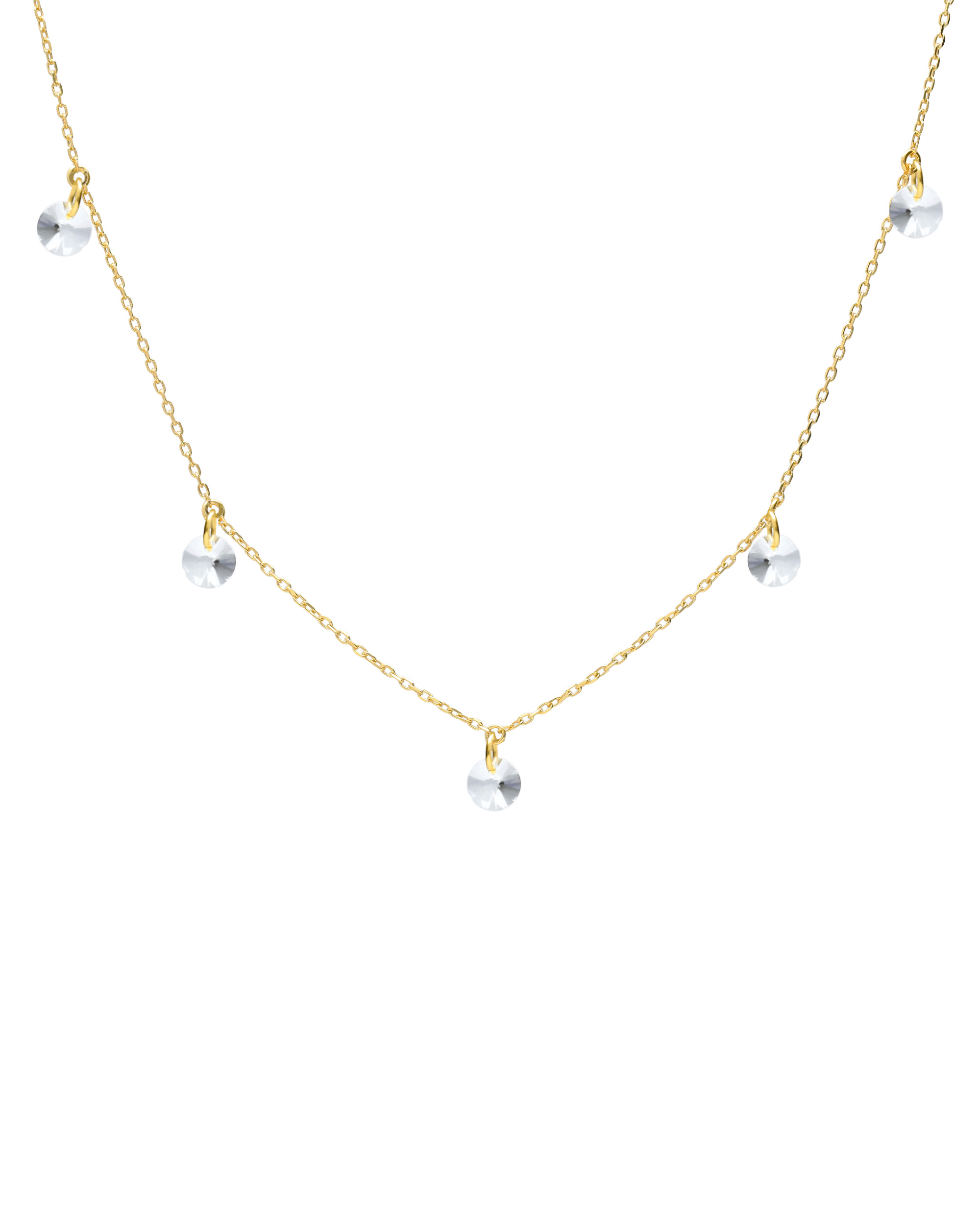 Κολιέ από ασήμι 925 με Swarovski πέτρες
