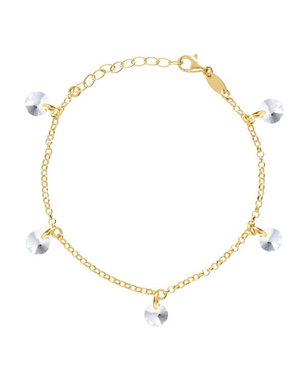Βραχιόλι από ασήμι 925 με Swarovski πέτρες