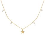 Κολιέ από ασήμι 925 με Swarovski πέτρες