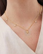 Κολιέ από ασήμι 925 με Swarovski πέτρες - Image 2