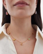 Κολιέ από ασήμι 925 με Swarovski πέτρες - Image 2