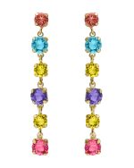 Σκουλαρίκια από ασήμι 925 με Swarovski πέτρες