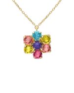 Κολιέ από ασήμι 925 με Swarovski πέτρες