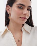 Κολιέ από ασήμι 925 με Swarovski πέτρες - Image 2