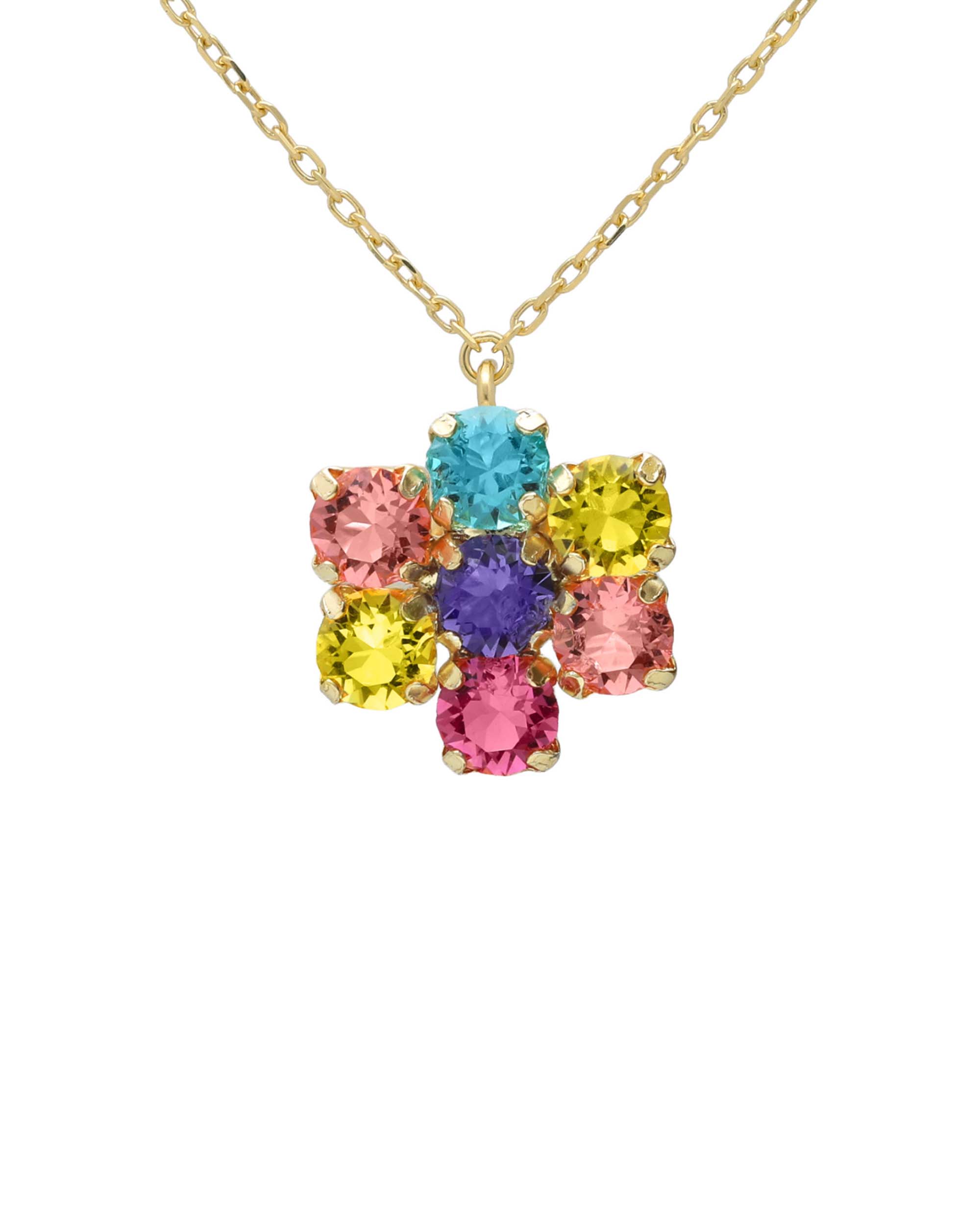 Κολιέ από ασήμι 925 με Swarovski πέτρες