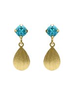 Σκουλαρίκια από ασήμι 925 με Swarovski πέτρες
